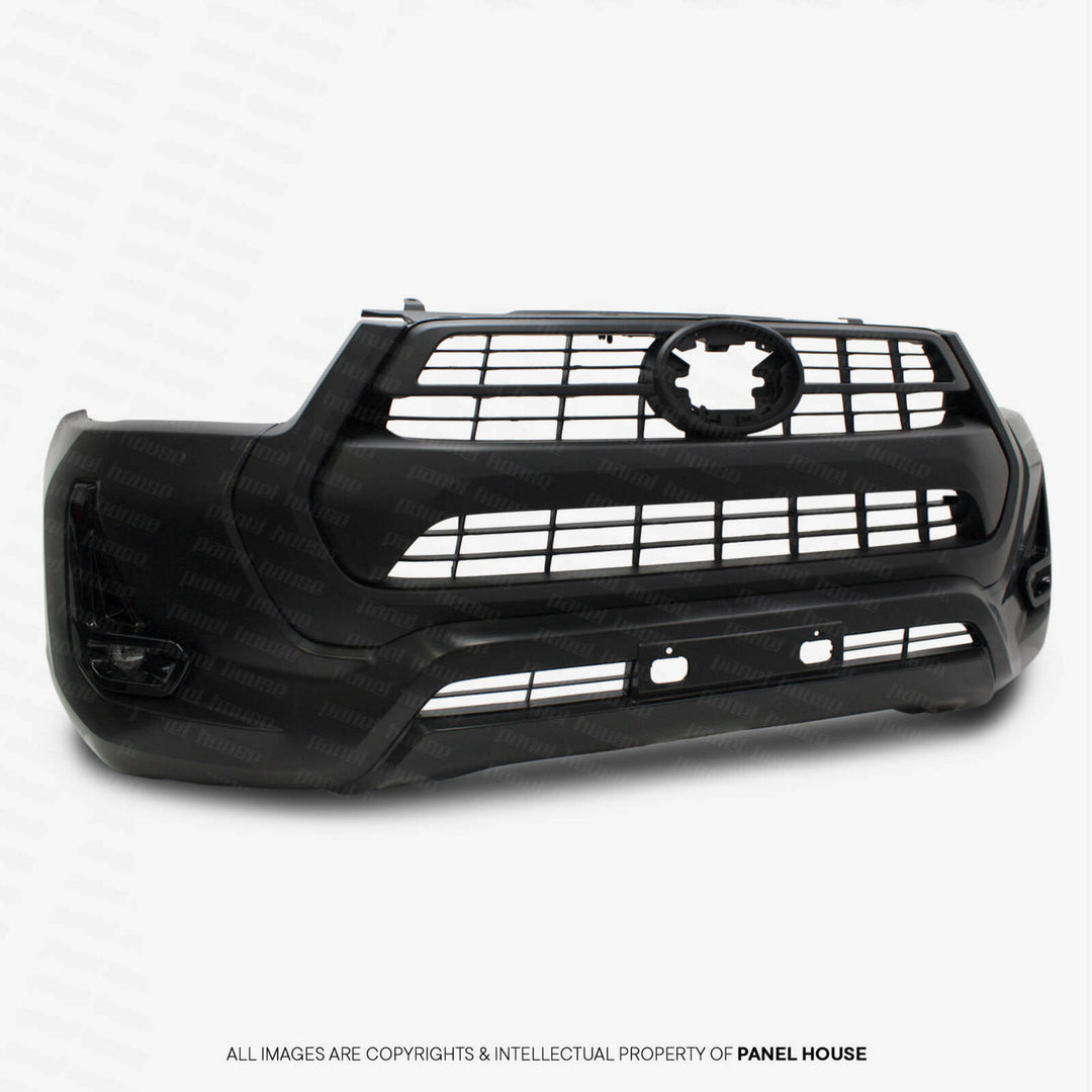 Black Edition Front Bumper Facelift Conversion Kit fits Toyota Hilux N80 2015 - 2020