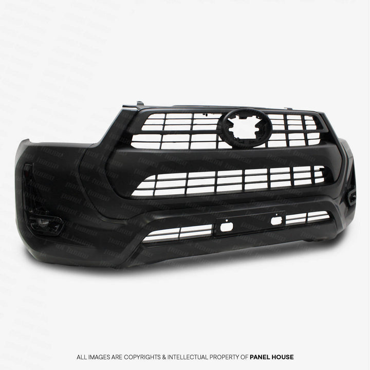 Black Edition Front Bumper Facelift Conversion Kit fits Toyota Hilux N80 2015 - 2020