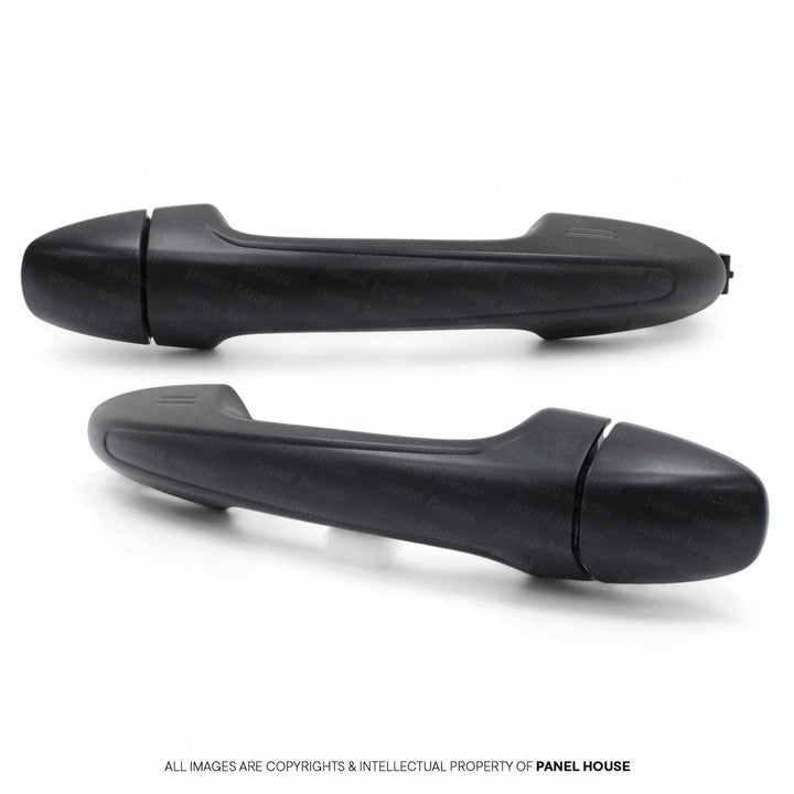 Outer Door Handles Black REAR PAIR Fits Toyota Hilux N80 2015 - 2024 SR TRD ROUGE RUGGED