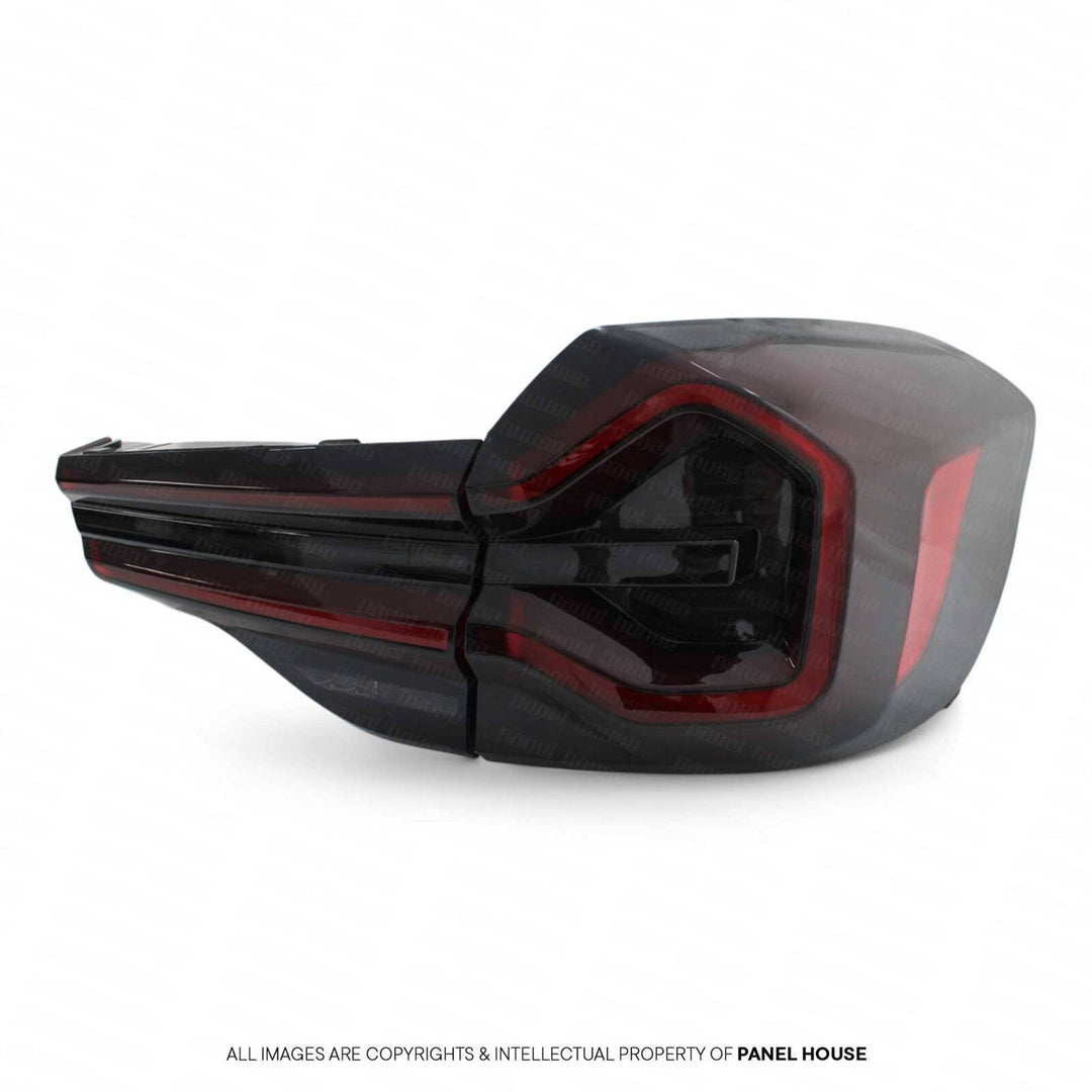 Tail Lights Black Smoked LED Sequential PAIR fits BMW X3 X3M F97 G01 2017 - 2024