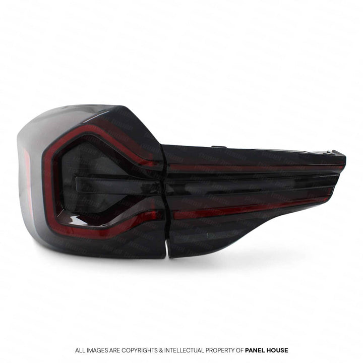 Tail Lights Black Smoked LED Sequential PAIR fits BMW X3 X3M F97 G01 2017 - 2024