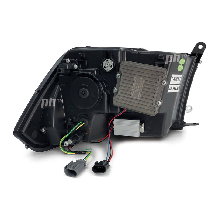 Headlights LED Triple Projector Sequential Indicator fits Dodge RAM DS 13 - 22