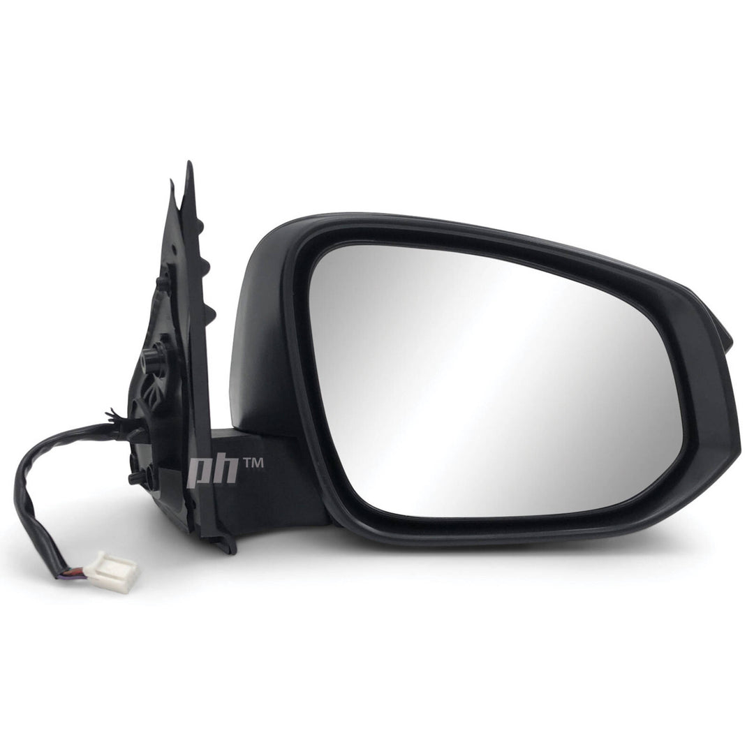 Door Mirrors PAIR Black Electric Auto Fold Fits Toyota Hilux N80 15 - 21 SR5