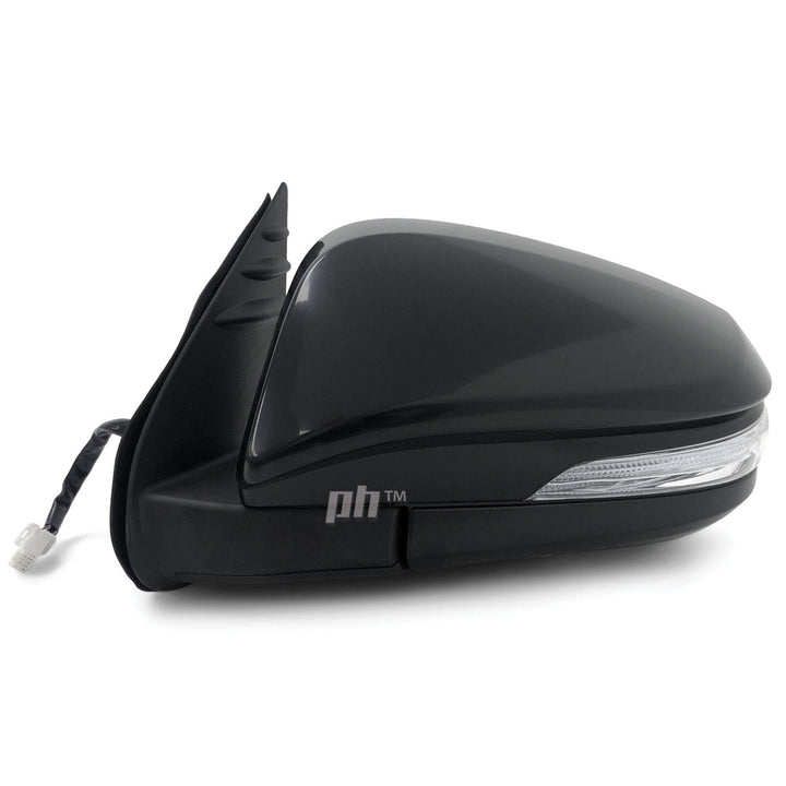 Door Mirrors PAIR Black Electric Auto Fold Fits Toyota Hilux N80 15 - 21 SR5