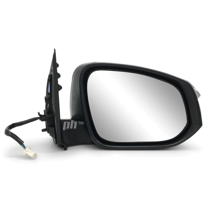 Door Mirrors PAIR Chrome Electric Auto Fold Fits Toyota Hilux N80 SR5 15 - 21