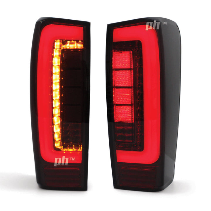 Upgrade Tail Lights PAIR Black Smoked LED Fits Isuzu DMAX 2012 - 2020