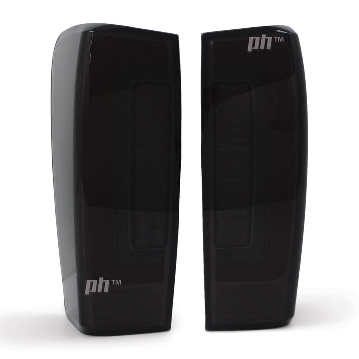 Upgrade Tail Lights PAIR Black Smoked LED Fits Isuzu DMAX 2012 - 2020