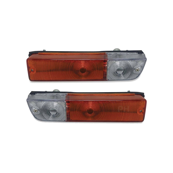 Front Apron Indicator Park Lights PAIR fits Nissan Datsun 1200 1978 - 1985