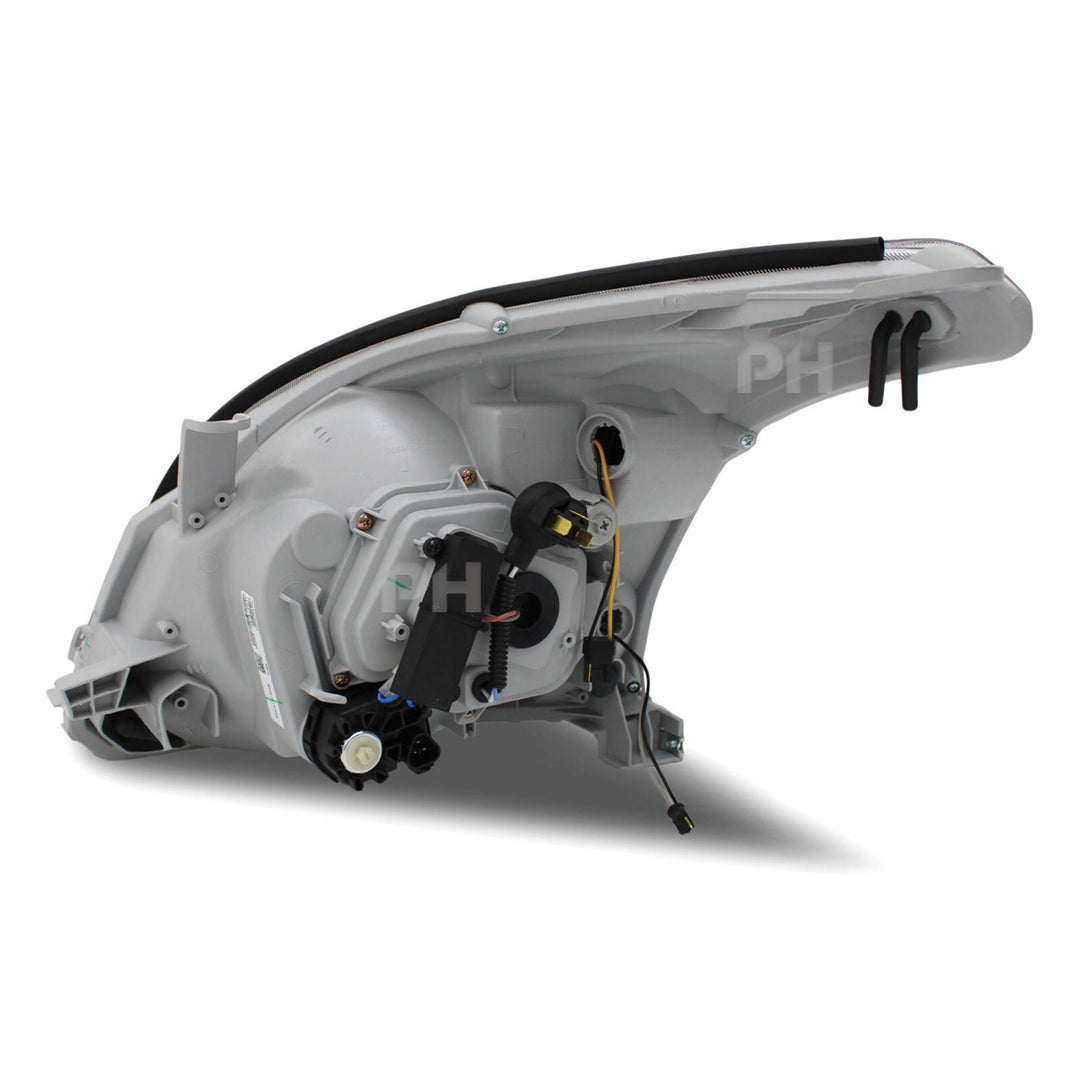 Headlights Black Sequential DRL Style Fits Toyota Landcruiser Prado 120 Series