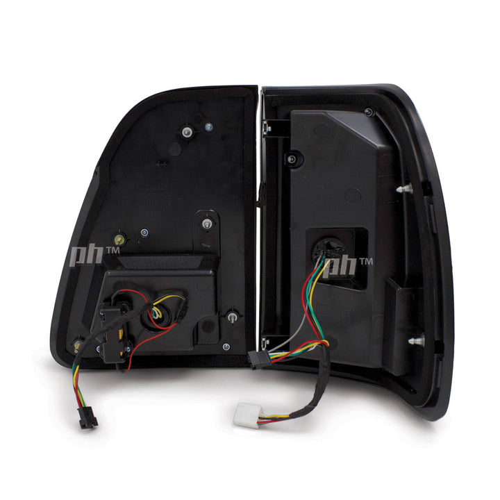 Upgrade BLACK Tail Lights Full LED SET fits Toyota Landcruiser 100 Series 1998 - 2007