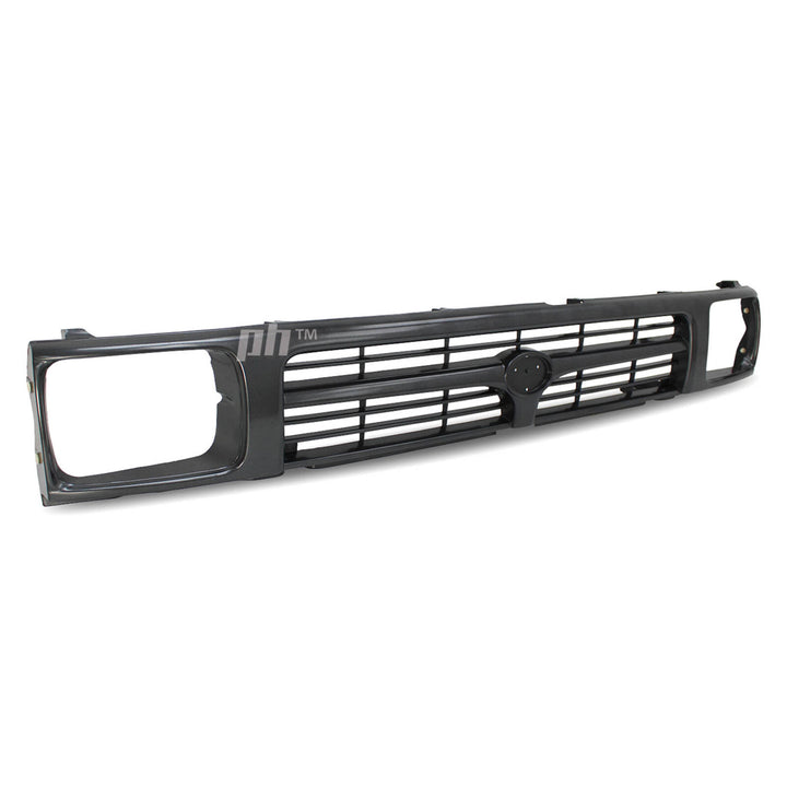 Grill 1 Piece Grey T Style Fits Toyota Hilux 2WD Workmate 1989 - 1996
