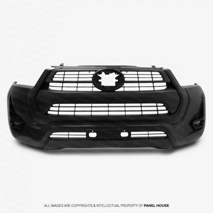 Black Edition Front Bumper Facelift Conversion Kit fits Toyota Hilux N80 2015 - 2020