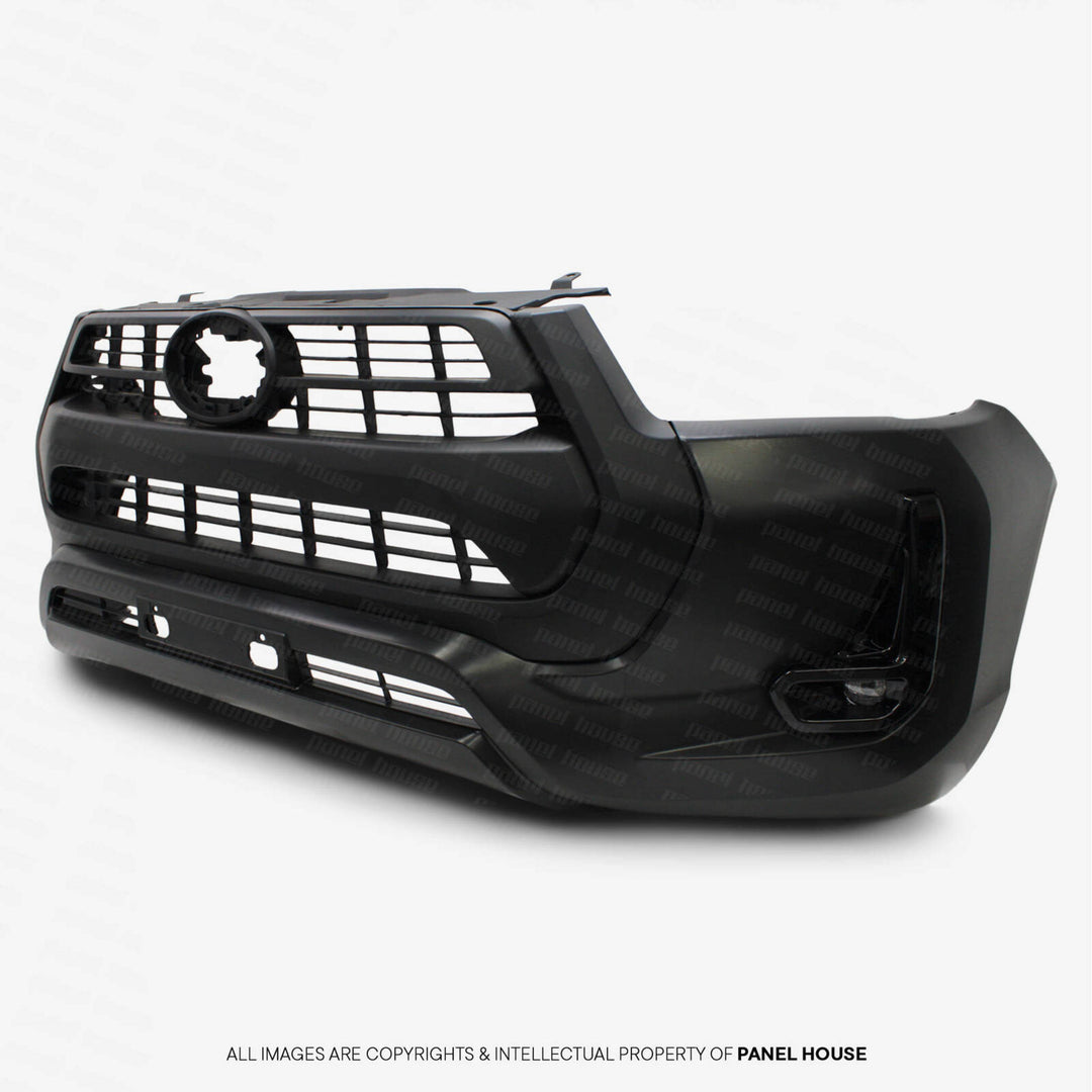 Black Edition Front Bumper Facelift Conversion Kit fits Toyota Hilux N80 2015 - 2020