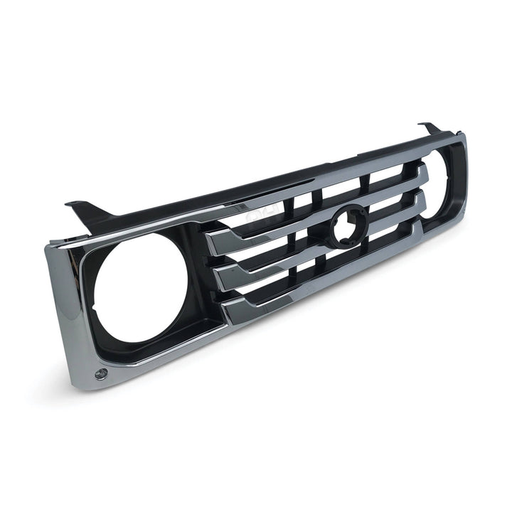 Grill + Corner Lights SET Chrome Fits Toyota Landcruiser 78 79 Series 1999 - 2007