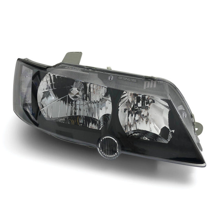 Headlights Black PAIR fits Holden Commodore VY SS SV6 SV8 2002 - 2004