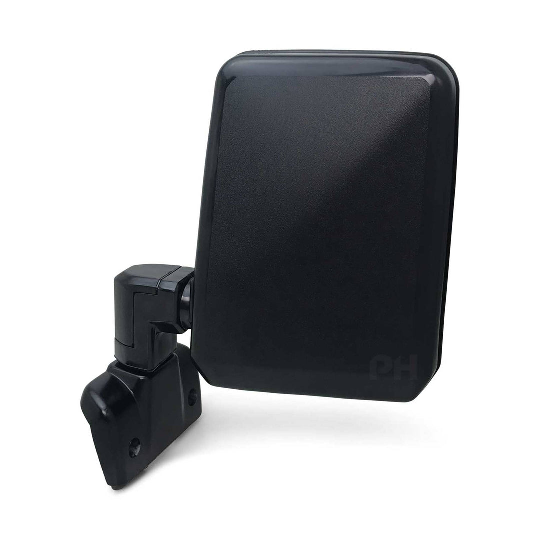 Mirror Black PAIR Fits Toyota LandCruiser 70 75 78 Series Ute New