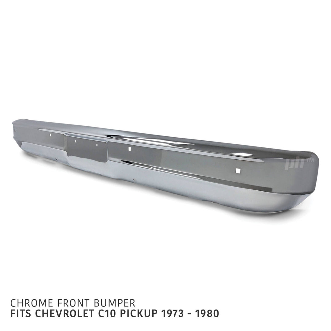 Front Bumper Chrome Fits Chevrolet C10 C20 C30 1973 - 1980 Chevy Pickup