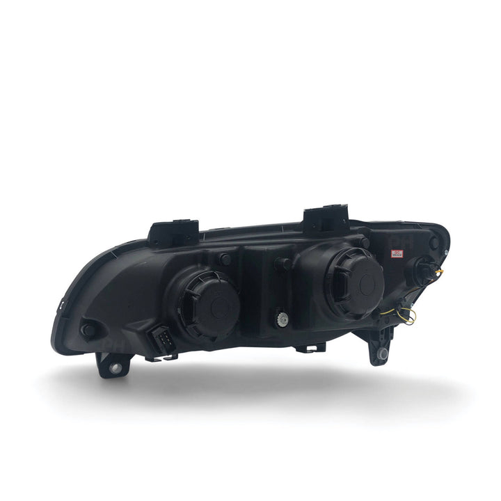 Black Headlights PAIR DRL Style Projector fits Holden Commodore VE 2006 - 2010