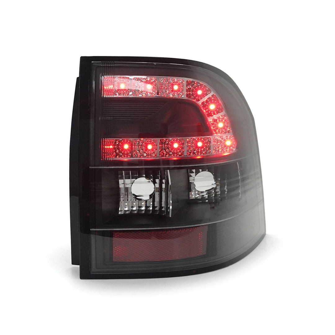 Tail Lights PAIR LED Black fits Holden Commodore VE UTE Omega SV6 SS SSV Maloo
