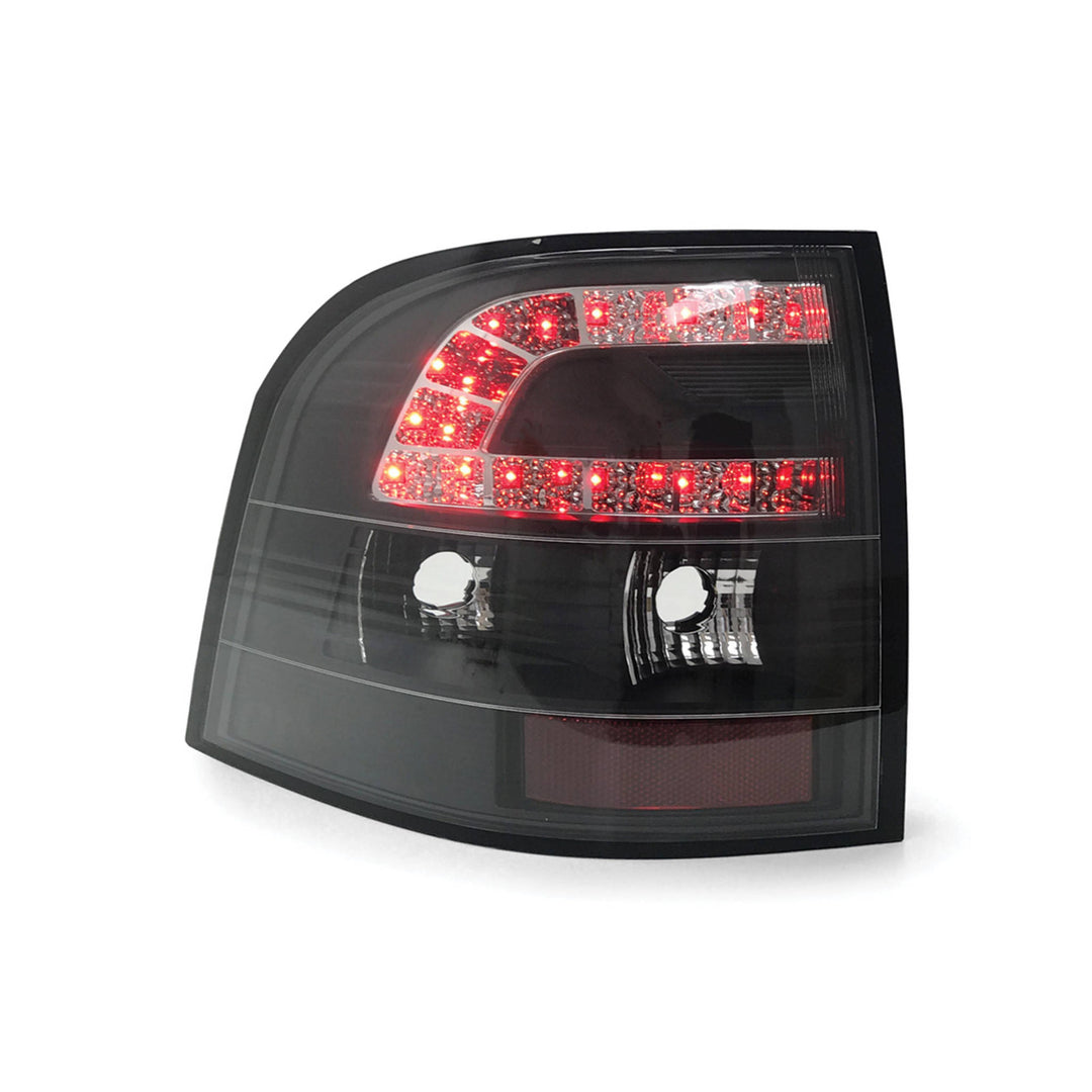 Tail Lights PAIR LED Black fits Holden Commodore VE UTE Omega SV6 SS SSV Maloo