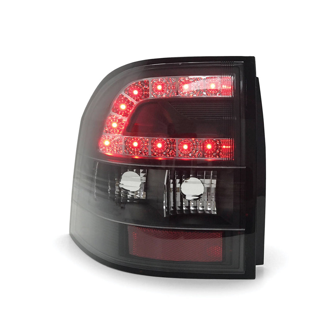 Tail Lights PAIR LED Black fits Holden Commodore VE UTE Omega SV6 SS SSV Maloo