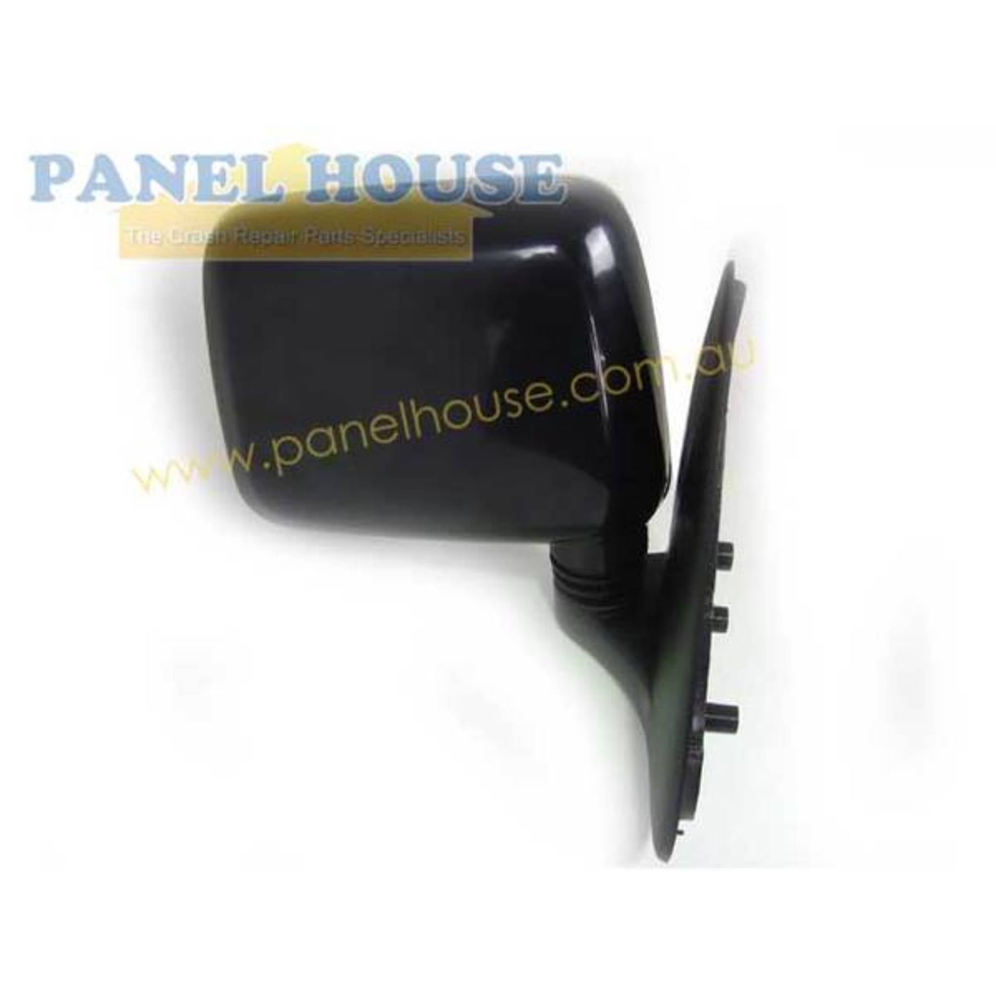 Right Manual Door Mirror – Sail Mount – Fits Holden Rodeo TF 7/88–2/03 – Black - View #2