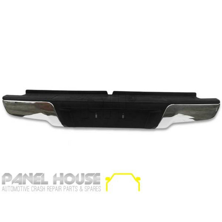 Rear Bumper Bar Chrome Fits Isuzu DMAX 2012 - 2020 Flat Top D-MAX