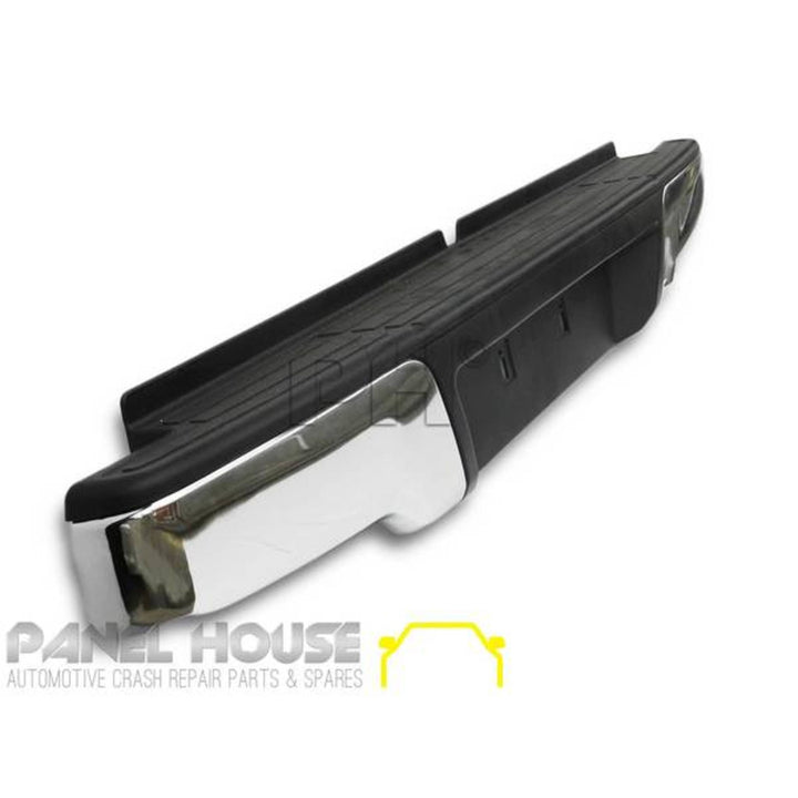 Rear Bumper Bar Chrome Fits Isuzu DMAX 2012 - 2020 Flat Top D-MAX