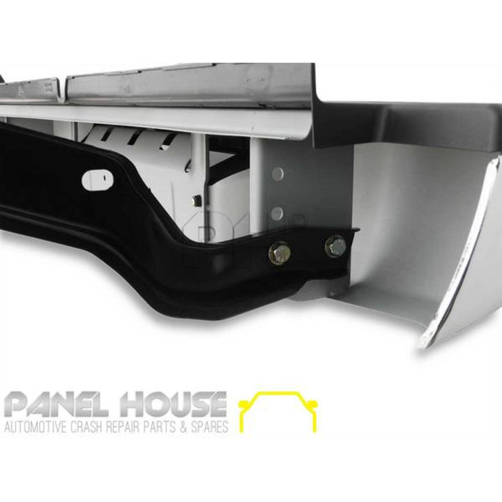 Rear Bumper Bar Chrome Fits Isuzu DMAX 2012 - 2020 Flat Top D-MAX