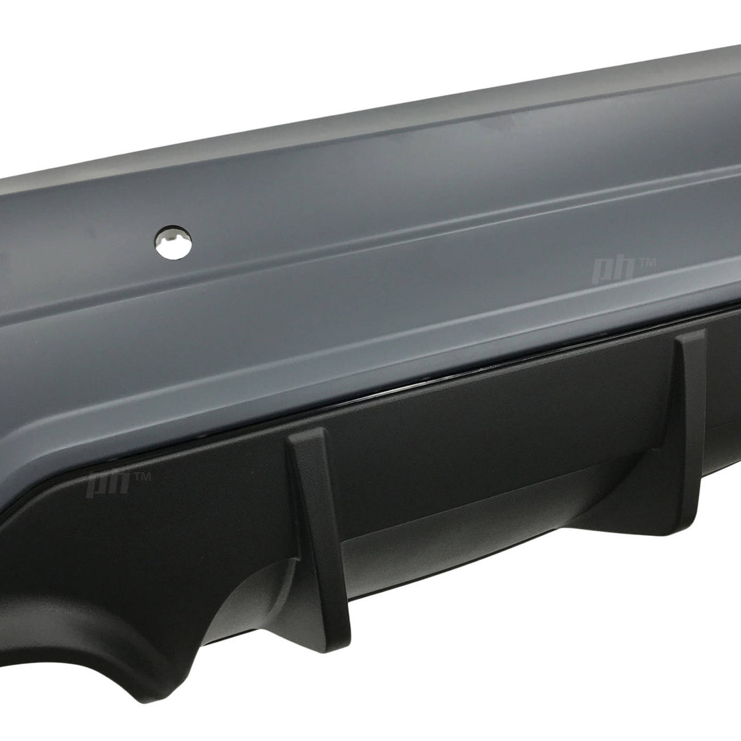 Rear Bumper & Diffuser AMG C63 Style Fits Mercedes C-Class W204 2011 - 2014