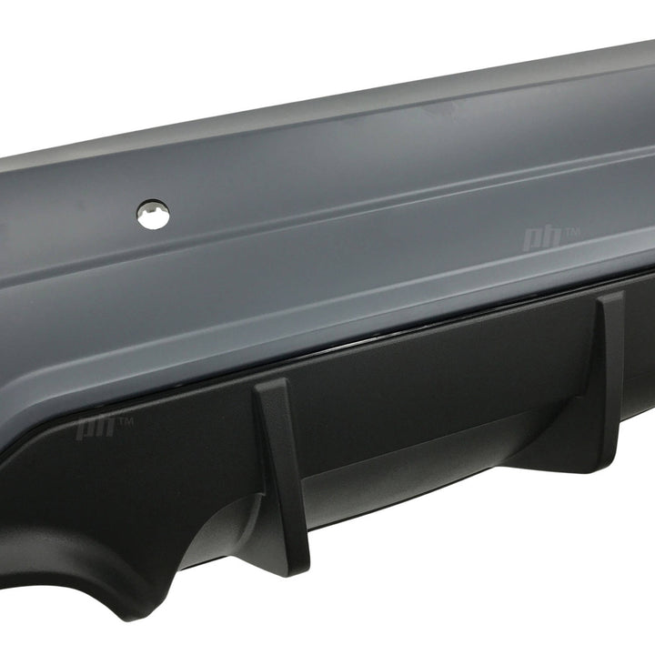 Rear Bumper & Diffuser AMG C63 Style Fits Mercedes C-Class W204 2011 - 2014