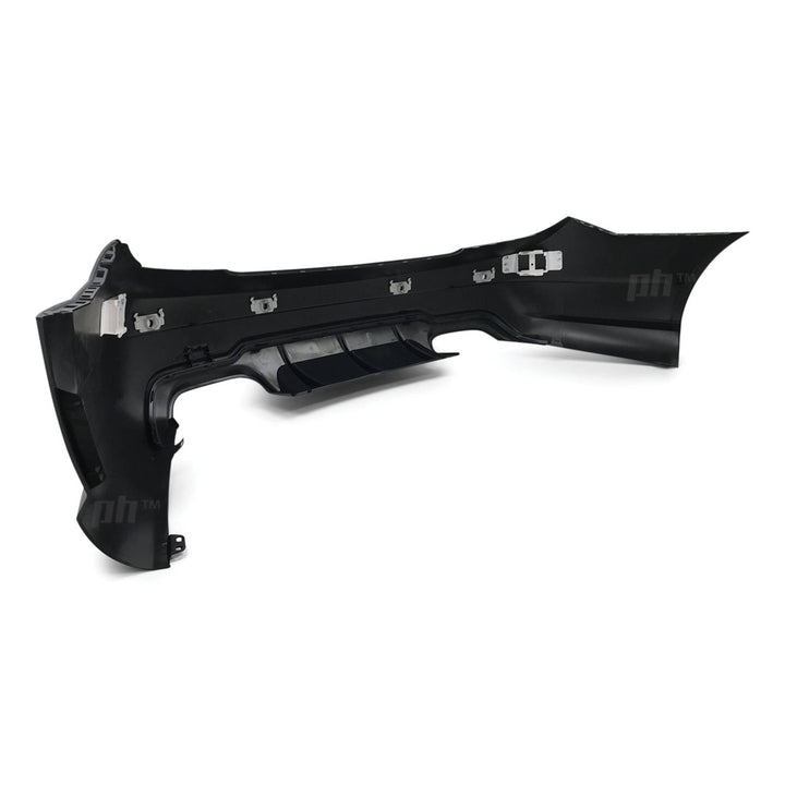 Rear Bumper & Diffuser AMG C63 Style Fits Mercedes C-Class W204 2011 - 2014