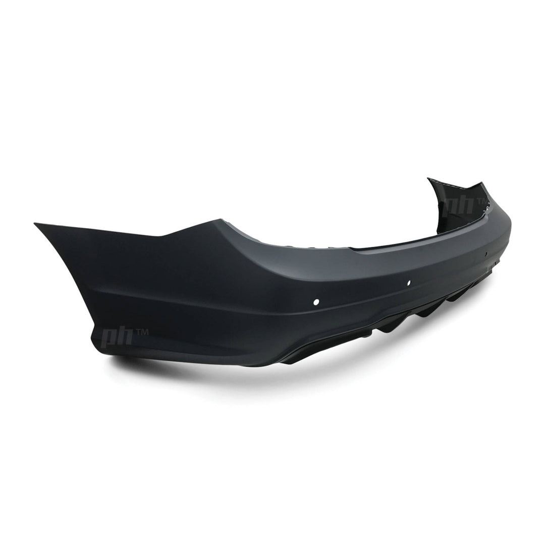 Rear Bumper & Diffuser AMG C63 Style Fits Mercedes C-Class W204 2011 - 2014