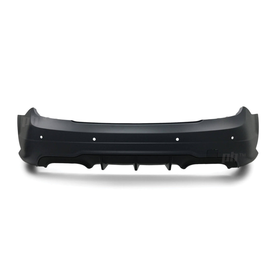 Rear Bumper & Diffuser AMG C63 Style Fits Mercedes C-Class W204 2011 - 2014