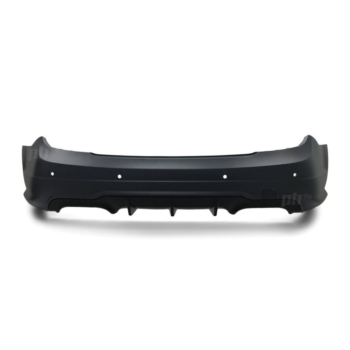 Rear Bumper & Diffuser AMG C63 Style Fits Mercedes C-Class W204 2011 - 2014