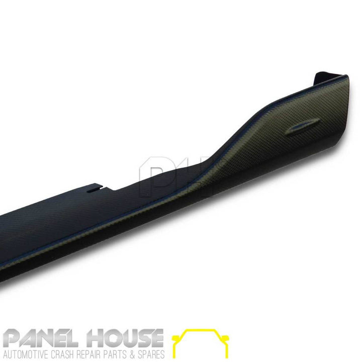 Front Bumper Lower Lip & Side Skirts CARBON Finish For Mazda 3 BM BN Hatch Sedan