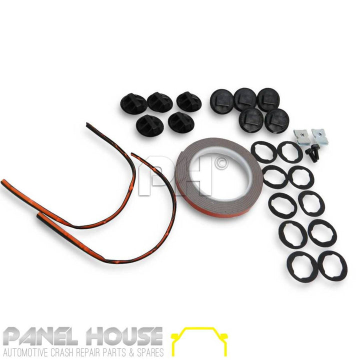 Front Bumper Lower Lip & Side Skirts CARBON Finish For Mazda 3 BM BN Hatch Sedan