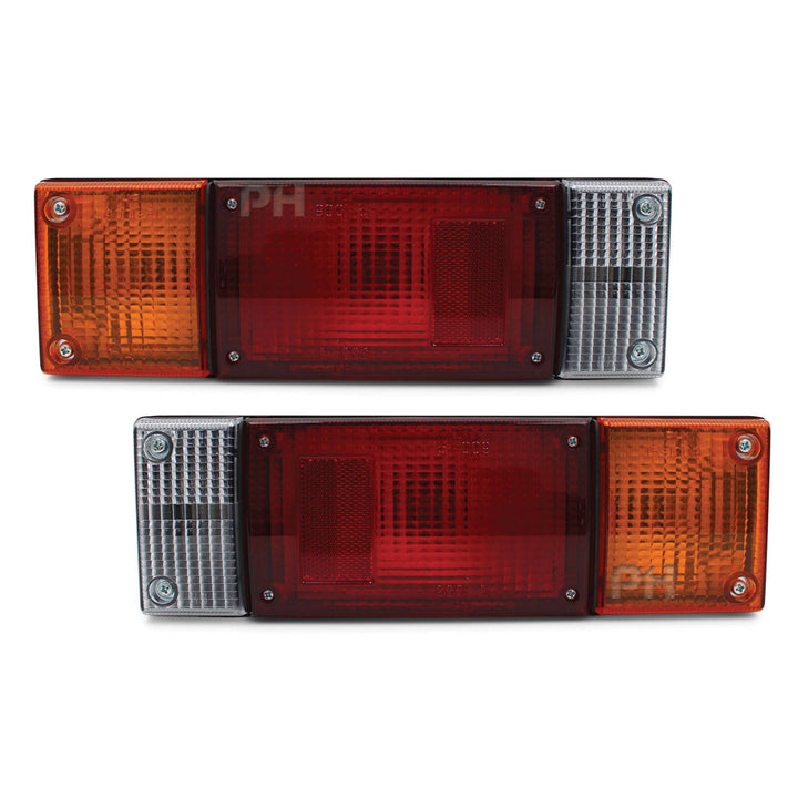 Tray Back Tail Lights PAIR fits Nissan Patrol Ute GQ GU 1988 - 2014