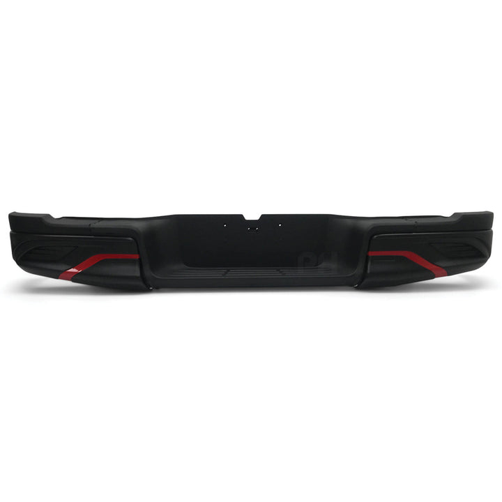 Rear Step Bumper Bar Black TRD Style Fits Toyota Hilux 2015 - 2020