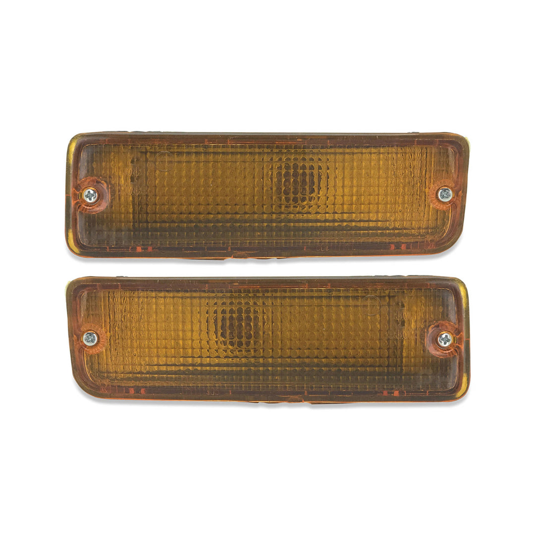 Indicator Bar Light PAIR Front Amber Fits Toyota Hilux Ute 88-97