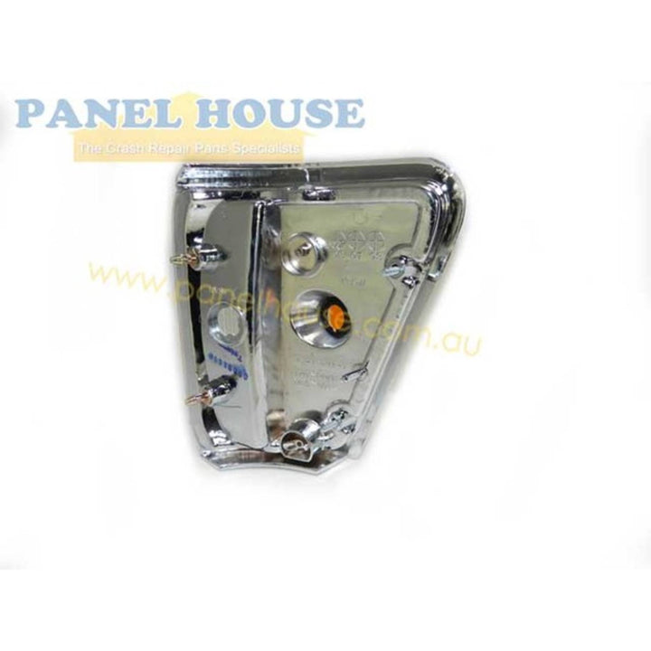 Corner Indicator Park Lights PAIR Chrome Fits Toyota Hilux 88-91 4WD