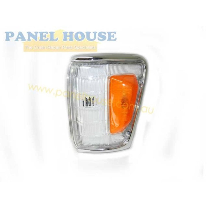 Corner Indicator Park Lights PAIR Chrome Fits Toyota Hilux 88-91 4WD