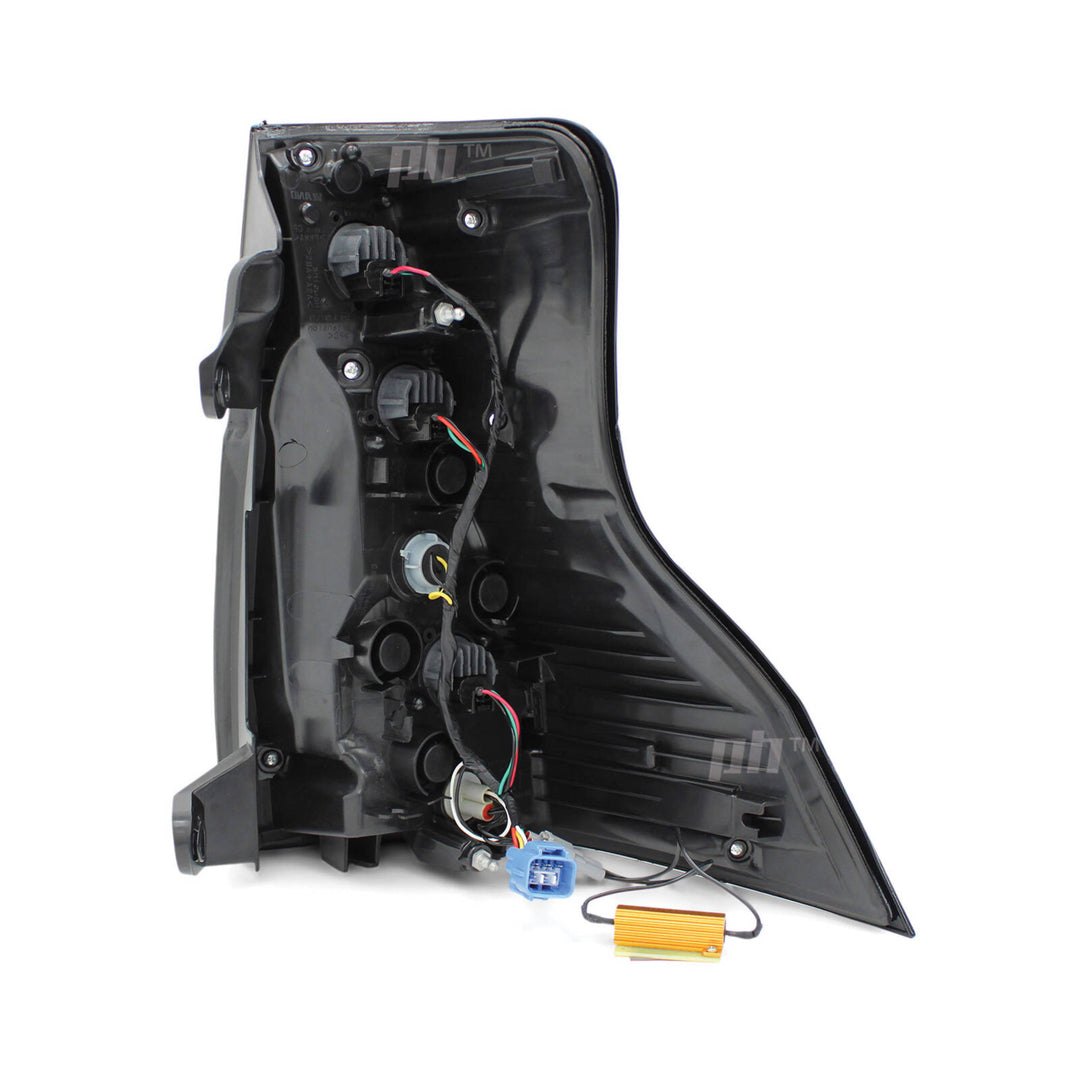 Black LED Tail Lights Sequential PAIR Fits Toyota LandCruiser Prado 150 Series 2009 - 2017