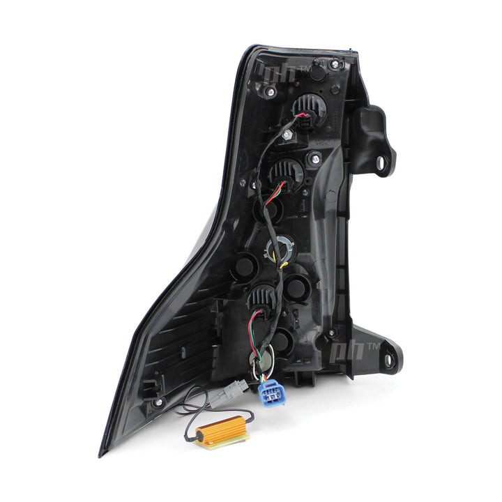 Black LED Tail Lights Sequential PAIR Fits Toyota LandCruiser Prado 150 Series 2009 - 2017