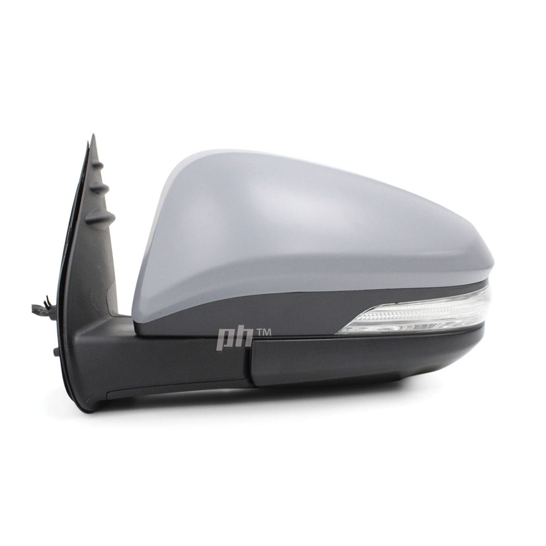 Door Mirrors PAIR Primed Electric Indicator Fits Toyota Hilux N80 15 - 21 SR