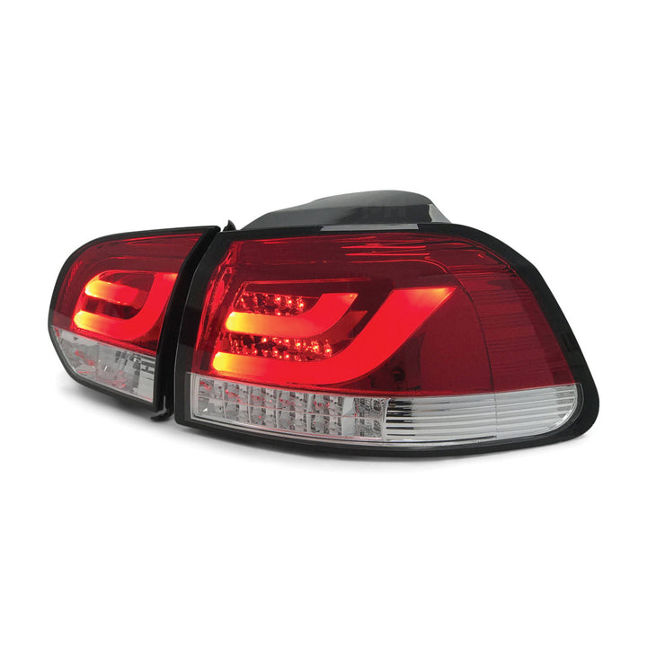 Tail Lights PAIR R Style LED Upgrade fits Volkswagen VW Golf MK 6 09-13