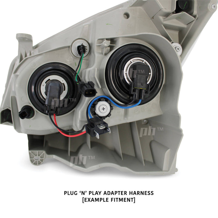 Projector Headlight Plug 'N' Play Wiring Adapter Harness fits Isuzu DMAX 12 - 20