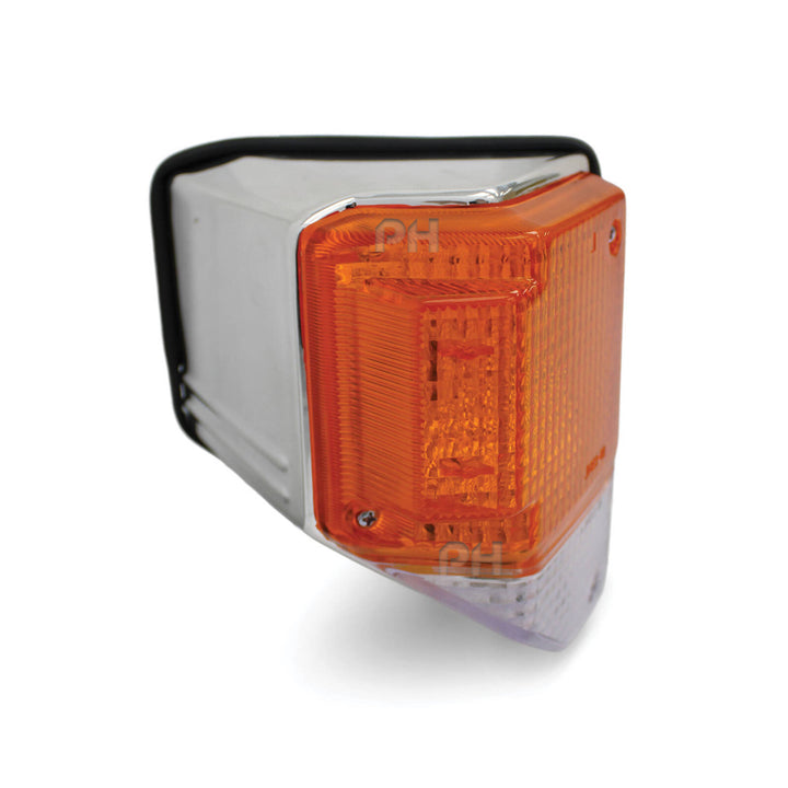 Corner Light Chrome RIGHT Fits Toyota Landcruiser 70 75 Series 1985 - 1999