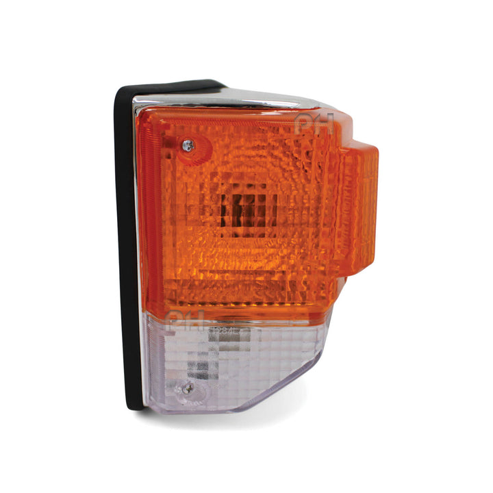 Corner Light Chrome LEFT Fits Toyota Landcruiser 70 75 Series 1985 - 1999