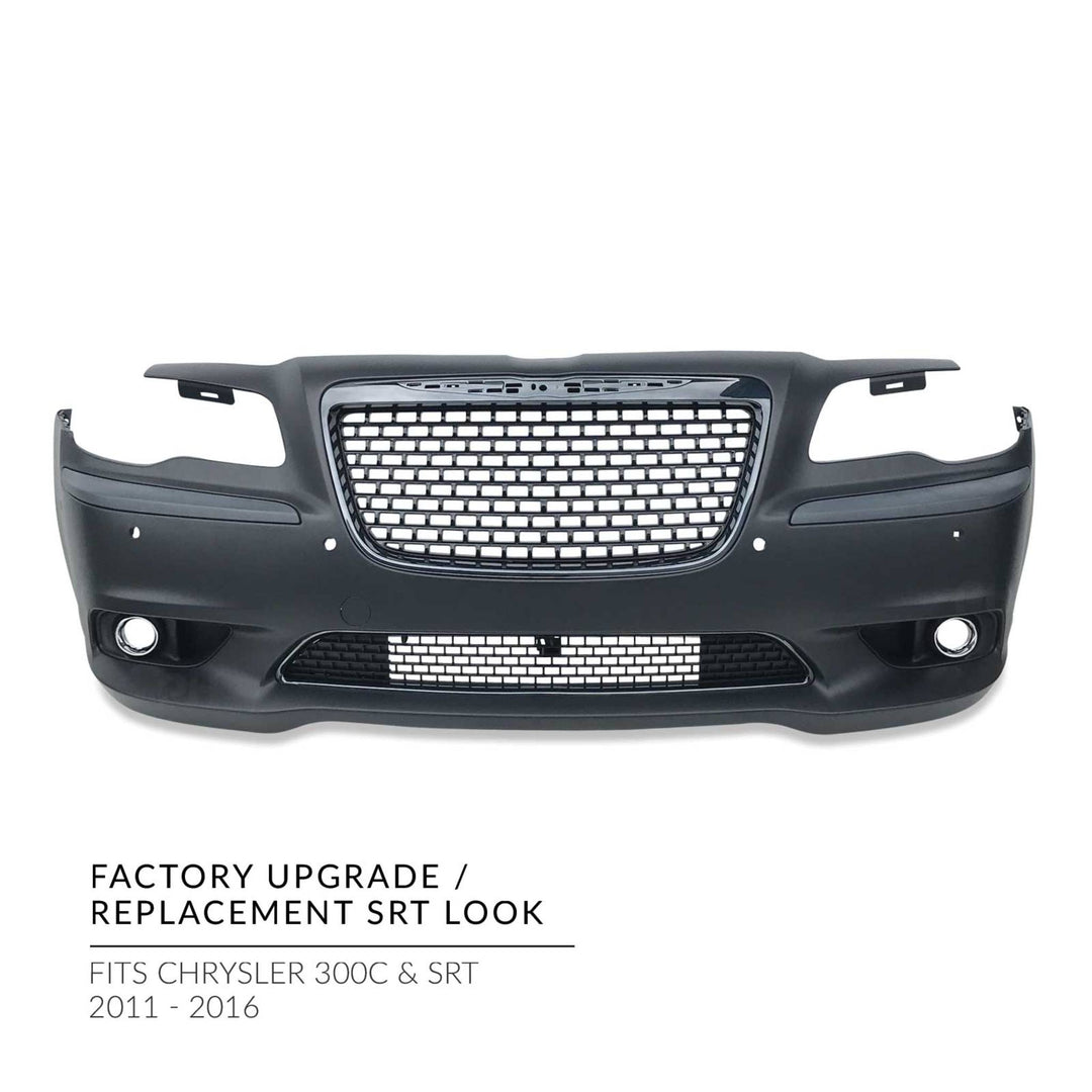 SRT Look Front Bumper Bar & Grill Set Fits Chrysler 300C 2011 - 2016